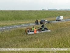 Ongeval op de N57 bij Ouddorp