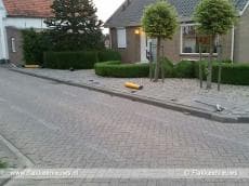 Dronken bestuurder veroorzaakt chaos in Den Bommel