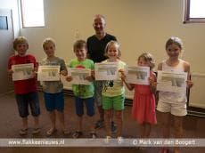 Diploma uitreiking AMV-cursus
