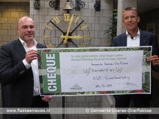 Gemeente doneert opbrengst taxussnoeisel aan KWF Kankerbestrijding