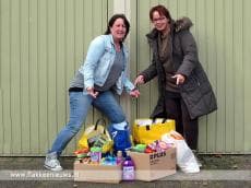 Kasten leeg voor de voedselbank