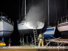 Brand op plezierjacht