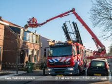 Schoorsteenbrand in Sommelsdijk