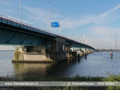 Haringvlietbrug 8 weken afgesloten