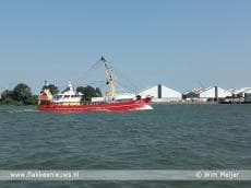 Vissers voeren actie in Rotterdam