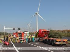 Ernstig ongeval nabij Haringvlietbrug A29
