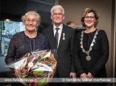 Koninklijke onderscheiding voor de heer Uijl uit Sommelsdijk