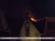 Brand in woning Marietjespad Middelharnis