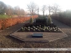 Begraafplaats watersnoodramp Oude-Tonge opgeknapt