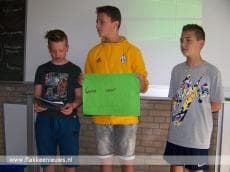 Eersteklassers Edudelta College geven afval het nakijken