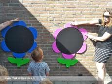 Twee mooie krijtborden dankzij voorjaarsfair