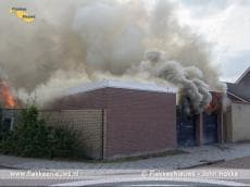 Brand in schuur Ooltgensplaat