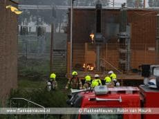 Brand bij verdeelstation van Stedin
