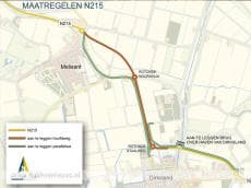 Provincie bevestigt belang werkzaamheden N215