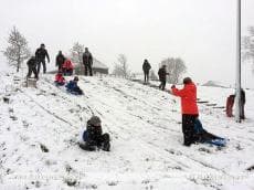 Plezier en overlast van sneeuw op Goeree-Overflakkee