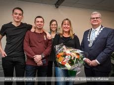 Brandweerman Frans Ohmstede uit Herkingen onderscheiden