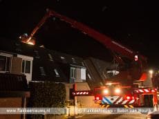 Brandweer rukt uit voor schoorsteenbrand in Sommelsdijk