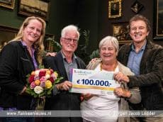 Adrie en Adrie uit Ouddorp verrast met 100.000 euro