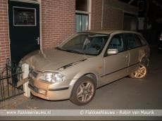 Auto slaat over de kop in Herkingen