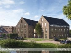 Feestelijke 1e paal voor nieuw centraal kantoor CuraMare