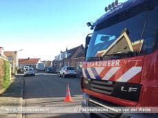Groot gaslek bij woning in Sommelsdijk