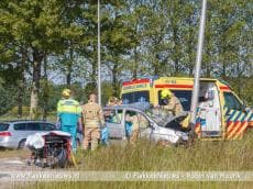 Vrouw zwaargewond bij aanrijding op Staakweg Dirksland