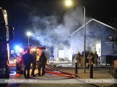 Brand in loods Ouddorp