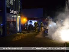 Brand op industrieterrein Oude-Tonge