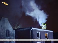 Schoorsteenbrand in Sommelsdijk