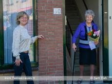 Bloemengroet voor ouderen op Goeree-Overflakkee