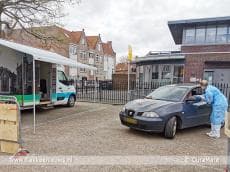Testen op corona vanuit de auto