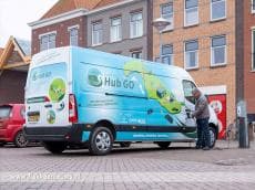 De Goederenhub heeft de vaart er in