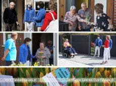 Bloemengroet voor de thuiszorg