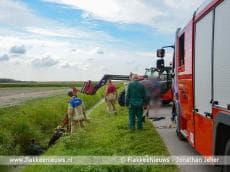 Paard overlijdt na ongeval in polder Herkingen
