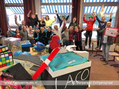 Waarde cheque met Sinterklaas