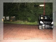 Groot gaslek in Ouddorp na aanrijding