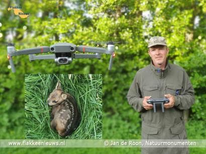 Reekalfjes slachtoffer van maaiers, Jan Drone biedt uitkomst