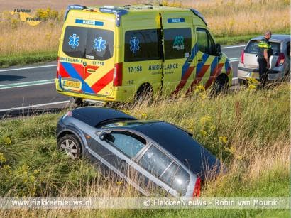 Aanrijding met gewonde op N59
