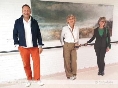 Ziekenhuis ontvangt kunstwerk als dank voor hun inzet