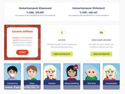 Huisartsenpost lanceert nieuwe website met digitale zelftriage