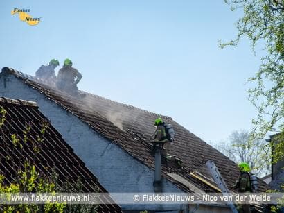 Grote brand in schuur Ooltgensplaat