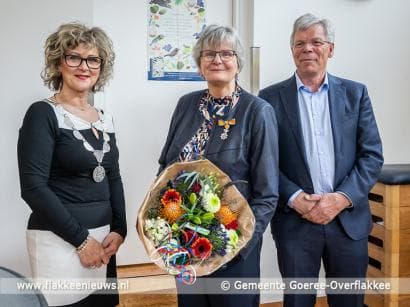 Koninklijke onderscheiding voor Eileen Willers-van Immerseel uit Stellendam