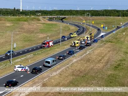 Twee gewonden bij ongeval N59