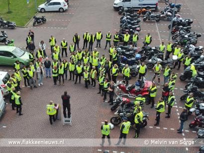 Indrukwekkende Ride4Arno tocht over Goeree-Overflakkee
