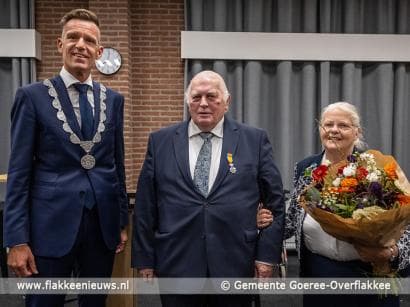 Koninklijke onderscheiding voor Maart Grinwis uit Ouddorp