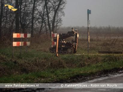 Explosief gevonden in de polder van Herkingen