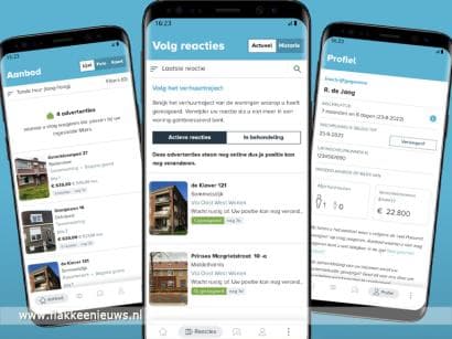 Woningaanbod Oost West Wonen nu in een app