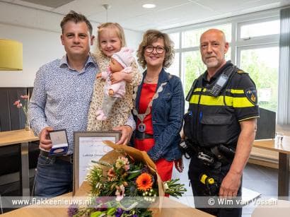 Held uit Sommelsdijk ontvangt legpenning van het Carnegie Heldenfonds