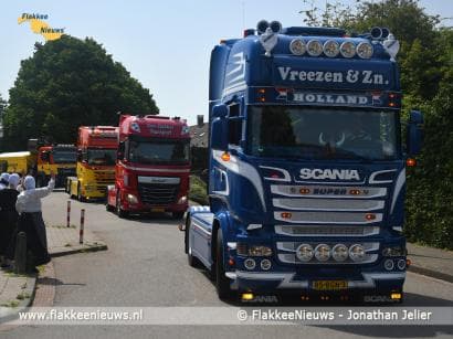 Verkeersopstoppingen vertragen Truckrun Goeree-Overflakkee