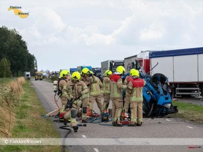 Afsluiting door dodelijk ongeval tussen Middelharnis en Nieuwe-Tonge